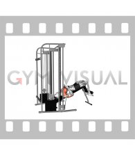 Cable Decline Close grip Press (male)