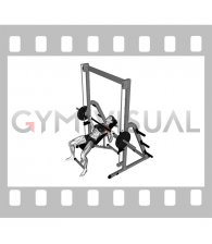 Smith Incline Wide Grip Bench Press (female)