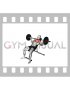 Barbell Incline Wide Grip Bench Press (male)