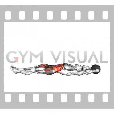 Weighted Medicine Ball Hollow Hold (male)