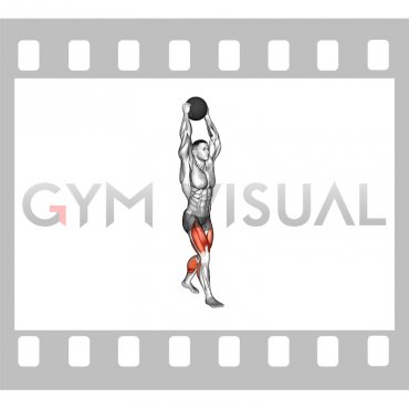 Medicine Ball Overhead Carry (male)