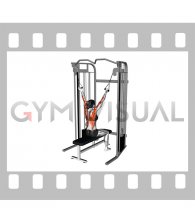 Cable Twin Handle Reverse Grip Lat Pulldown (female)