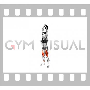 Kettlebell Overhead Squat (female)
