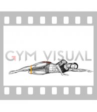 Resistance Band Side Lying Hip Abduction (female)