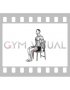 Seated Single Leg Calf Raise on a Chair (male)