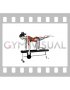 Kettlebell Single Arm Row (Bird Dog Stance on bench) (female)