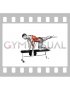Dumbbell Single Arm Row (Bird Dog Stance on bench) (male)