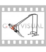 Bodyweight Rope Inverted Row (male)