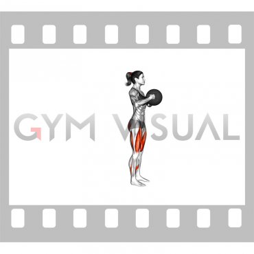 Medicine Ball Rear Lunge (female)