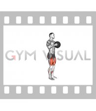 Medicine Ball Rear Lunge (male)