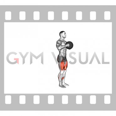 Medicine Ball Rear Lunge (male)