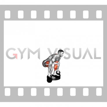 Kettlebell Deadlift from Deficit (male)