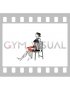 Seated Alternating Heel Toe Taps on a Chair (female)