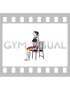 Seated Alternating Heel Taps on a Chair (female)