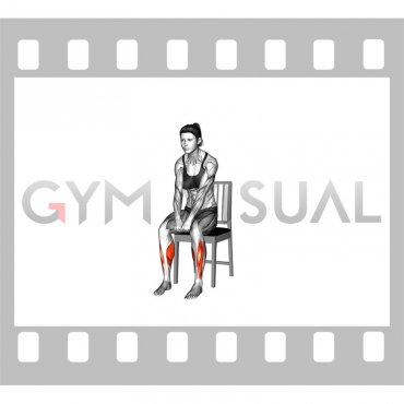 Seated Tip Heels and Open on a Chair (female)