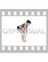 Resistance Band Bent Over Neutral Grip Row (female)