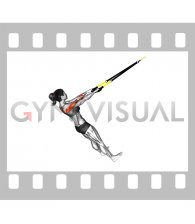Suspender Wide Grip High Row (female)