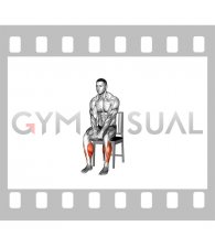 Seated Tip Heels and Open on a Chair (male)