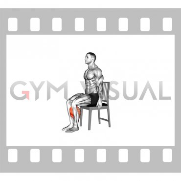 Seated Tip Toes on a Chair (male)