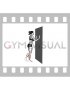 Single Leg Calf Raise with Wall Support (female)
