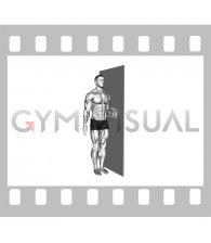 Standing Isometric Shoulder External Rotation with Towel (male)