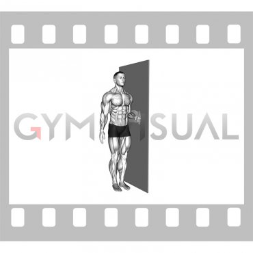 Standing Isometric Shoulder External Rotation with Towel (male)