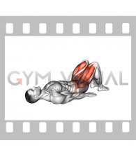 Glute Bridge and Double Open-up (male)