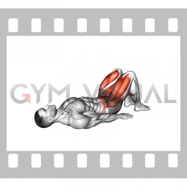 Glute Bridge and Double Open-up (male)