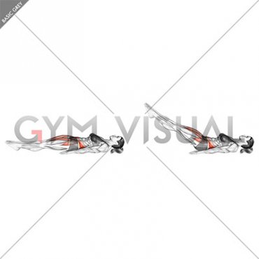 Lying Leg Raise and Hold (female)