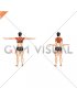 Mid Back Elbow Squeeze (female)