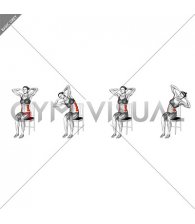 Sitting Side Bend on a Chair (female)