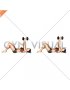 Dumbbell Lying Straight Arm Press on Floor (female)