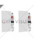 Standing Isometric Shoulder Internal Rotation against Wall (male)