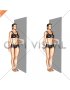 Standing Isometric Shoulder External Rotation with Towel (female)