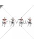 Seated Arm Crossover and Chest Out on a Chair (male)