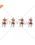 Seated Arm Crossover and Chest Out on a Chair (male)