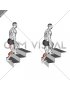 Bent Knee Calves Stretch (male)