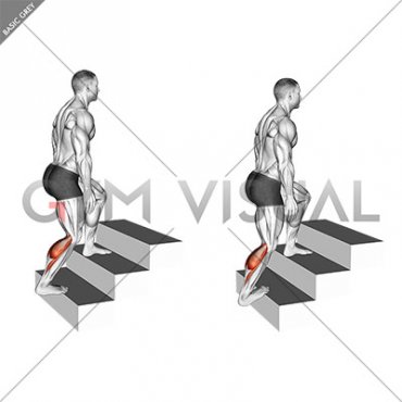 Bent Knee Calves Stretch (male)