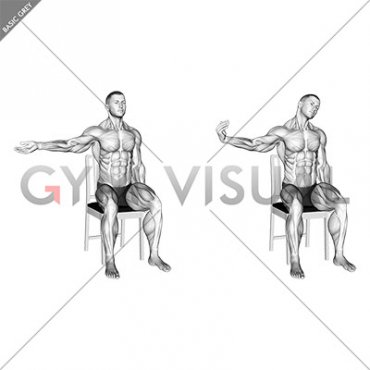 Seated Median Nerve Mobilization