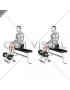 Lever Sitting Toe Raise (male)