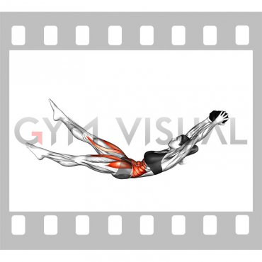 Weighted Dumbbell Flutter Kick (female)