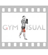 Kettlebell Split Squat (male)