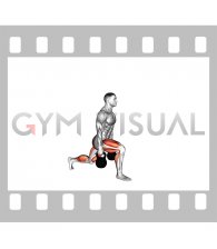 Kettlebell Split Jump