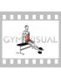 Weighted Dumbbell Seated Leg Raise