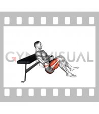 Kettlebell Single Leg Hip Thrust