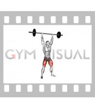 Barbell Overhead Sumo Squat