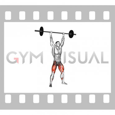 Barbell Overhead Sumo Squat