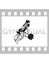 Barbell Incline Rear Delt Row (female)