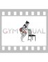 Standing Glute Kickback Chair Supported (female)