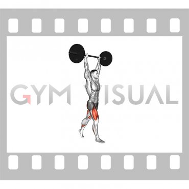 Barbell Overhead Split Squat
